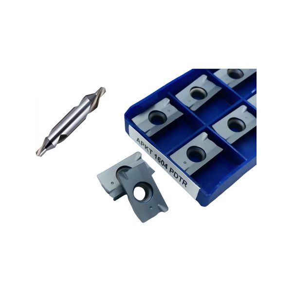 Inserto Pastilha Videa Apkt 1604 Pdtr Fresa Cabeçote 