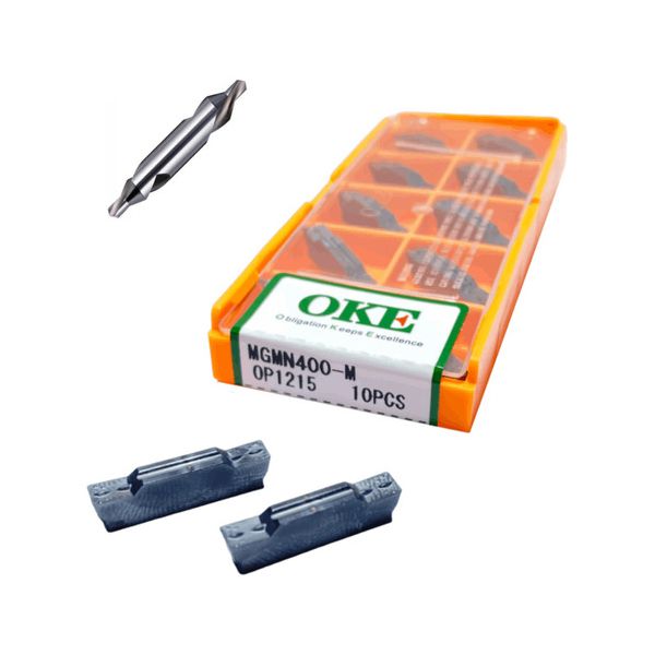  Inserto Pastilha Bedame 4mm Oke Mgmn 400 Aço E Inox 