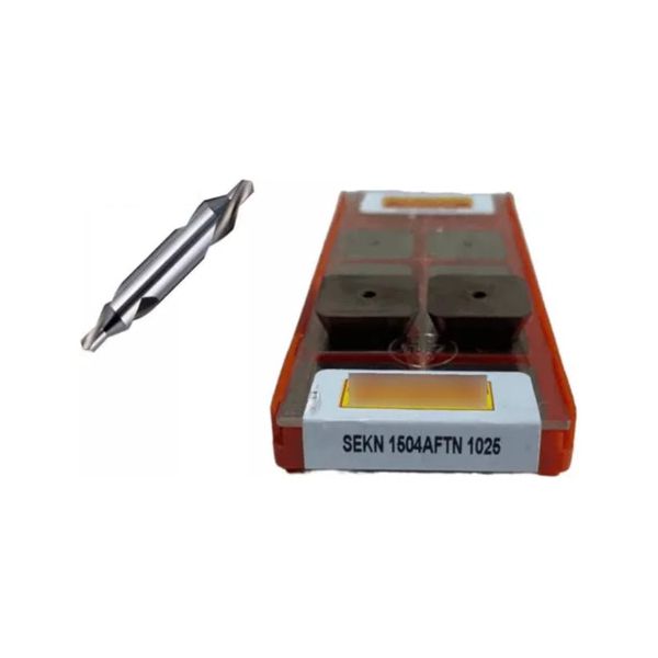Inserto Pastilha Sekn 1504 Aftn - 1025 Com Furo Sandvik 