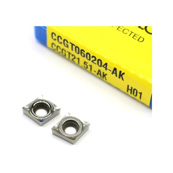 Inserto Pastilha Ccgt 060204 Ak H01 Alumínio Korloy