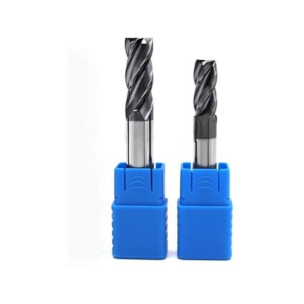 Fresa Topo Metal Duro 6mm 8mm 4 Cortes Cobertura Tialn