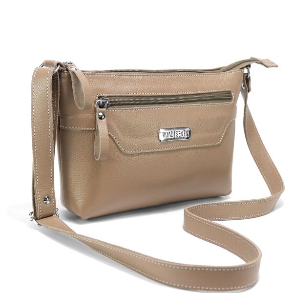 Bolsa Feminina Transversal Pequena em Couro Legitimo Fendi