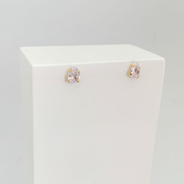 Brinco Gota Banhado a Ouro 18k