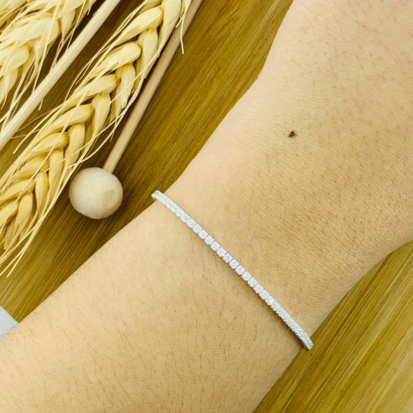 Pulseira Riviera com Zircônia Prata 925 