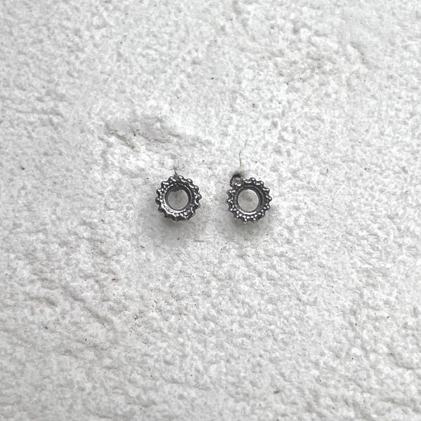 Brinco Sol Envelhecido Prata 925