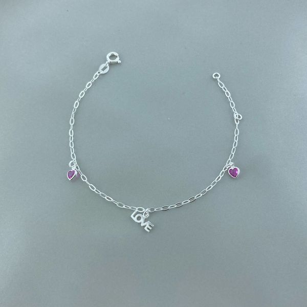 Pulseira Love Prata 925