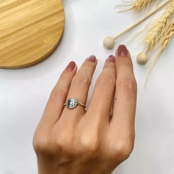 Anel Prata Legitima 925 Signo Touro