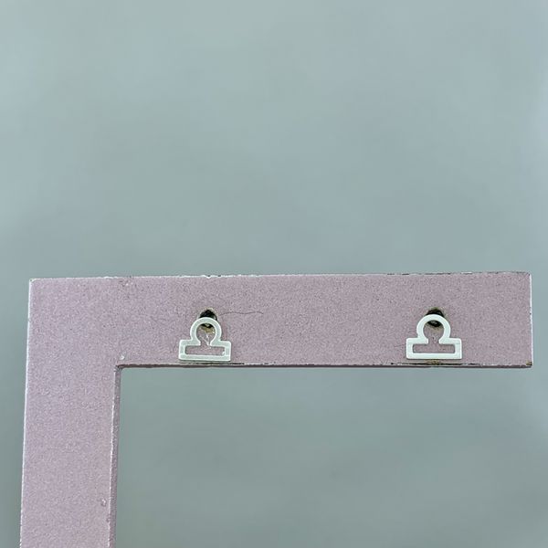 Brinco Prata Legitima Signo de Libra Liso 