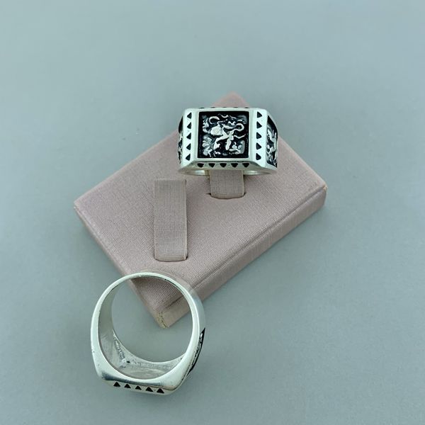 Anel Prata Legitima 925 São Jorge