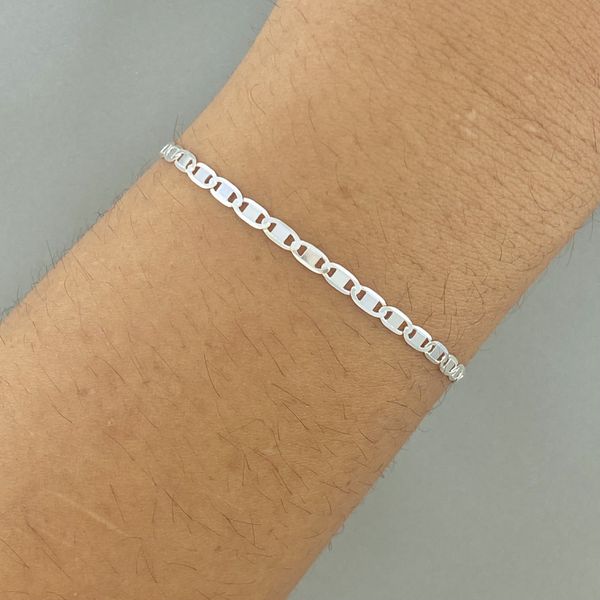Pulseira Masculina Piastrine 2,1gr Prata 925
