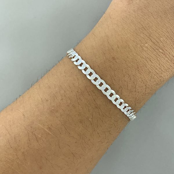 Pulseira Masculina Grumet 4,4gr Prata 925