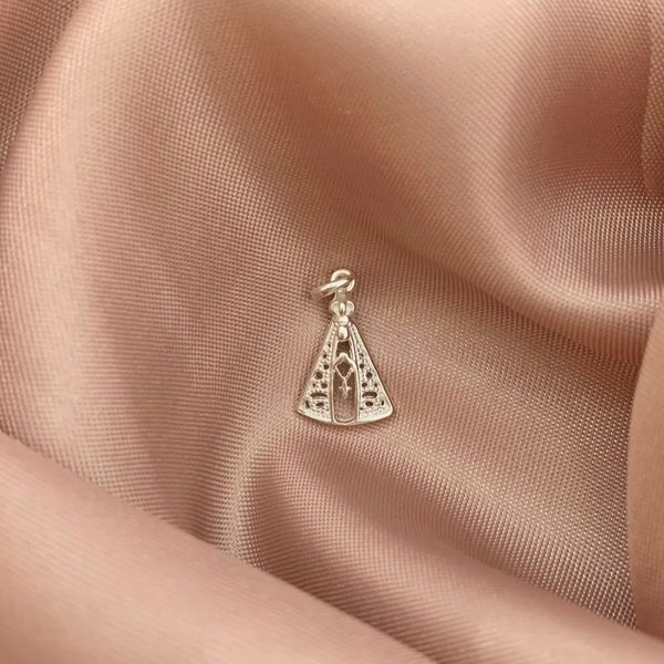 Pingente Nossa Senhora Vazada Prata 925