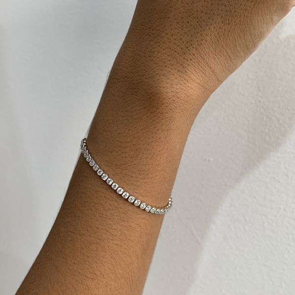 Pulseira Riviera Cristal Prata 925