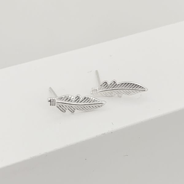 Brinco Prata Legitima 925 Pena Lisa 