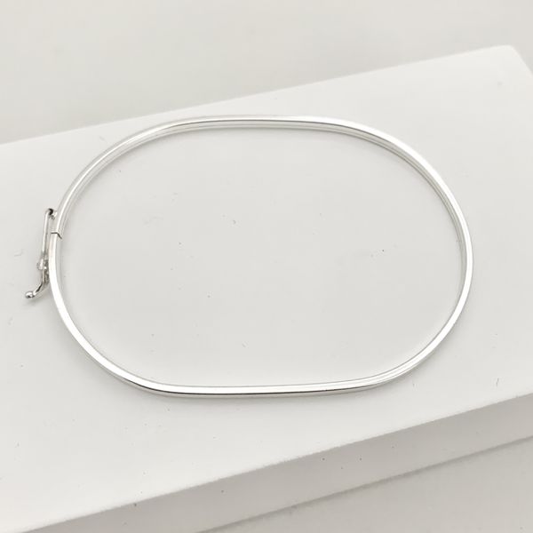 Bracelete Fio Quadrado 2mm Liso Prata 925