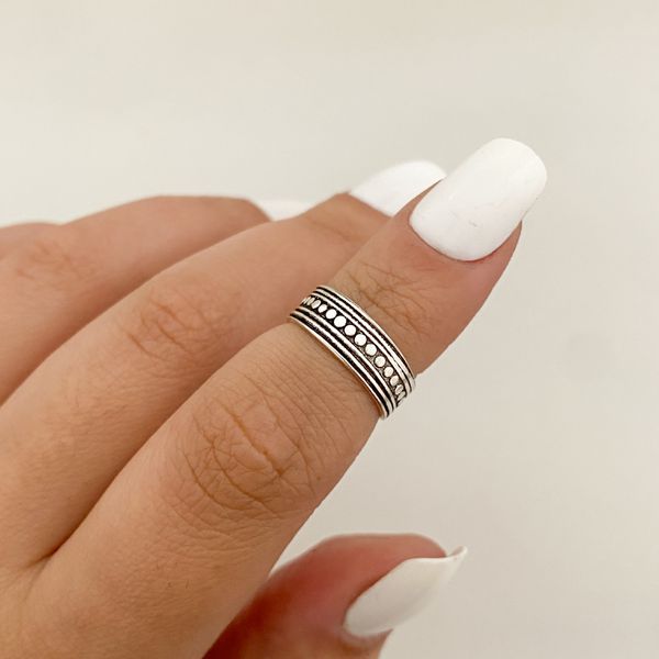 Anel Prata Legitima 925 Ponta de Dedo Falange Indiano Ajustável