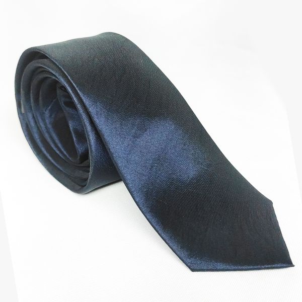 Gravata Slim Colors Azul Escuro