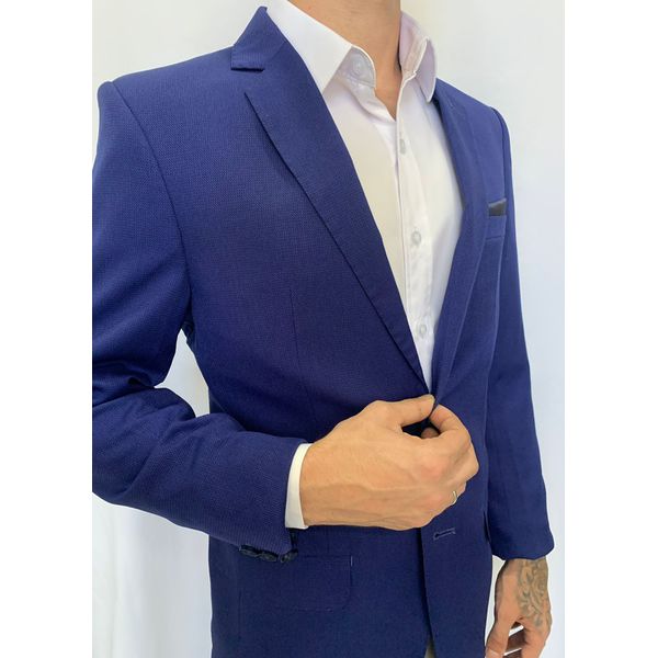 Blazer SlimFit Azul Roberto Alfaiate 