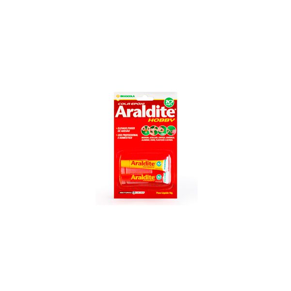 Adesivo Instantâneo Araldite Hobby 10min - Bisnaga 16g