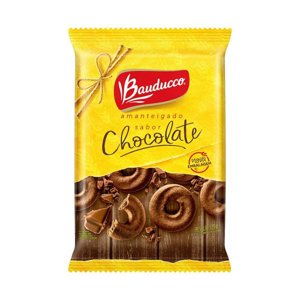 Biscoito Bolacha Amanteigado Chocolate 335g 