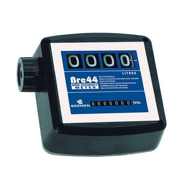 Medidor Mecânico 4 Dígitos 20-120L/min - Sem Filtro 7811/BRE44
