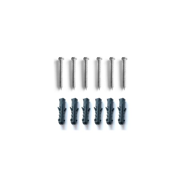 Parafuso Fenda Simples Auto Atarrachante Panela 4,2x38mm e Bucha 8mm - Conjunto com 10un 421499