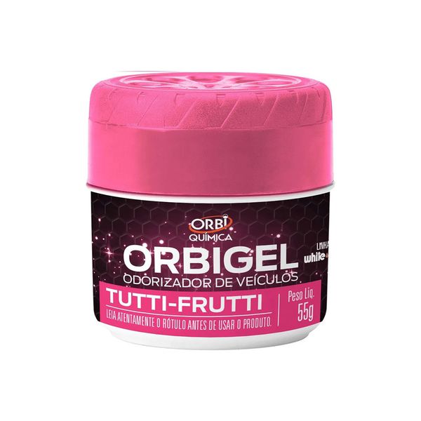 ORBIGEL GEL AROMATICO ODORIZADOR PARA VEICULOS TUTTI FRUTTI 55GR