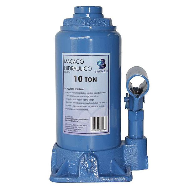 Macaco Hidraulico Tipo Garrafa 10 t 06400100501/2214