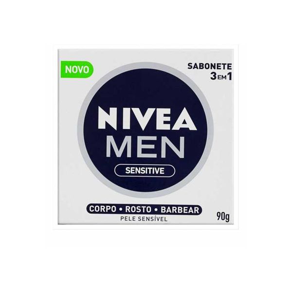 Sabonete Nivea Men 3 Em 1 90g Sensitive 88532