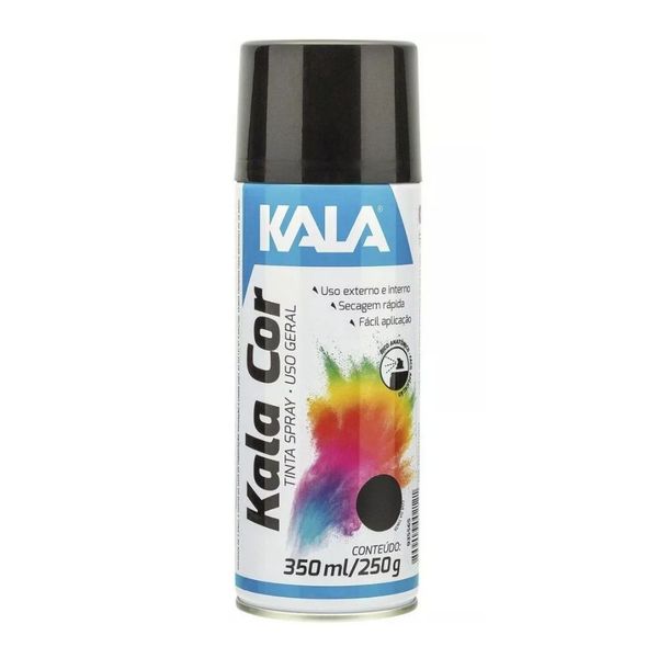 Tinta Spray Para Uso Geral - Preto Brilho 468886