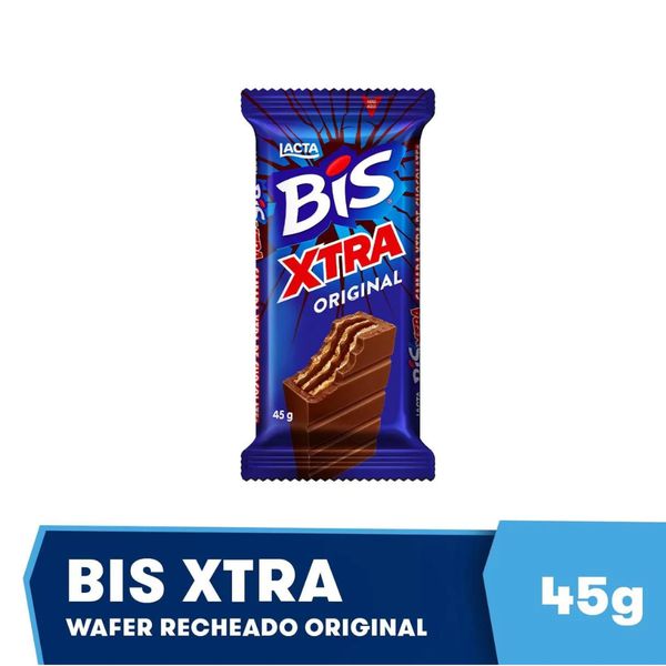 CHOCOLATE BIS XTRA AO LEITE 45 GRAMAS