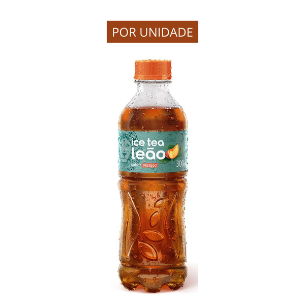 CHA GELADO ICE TEA LEAO PESSEGO 300ML