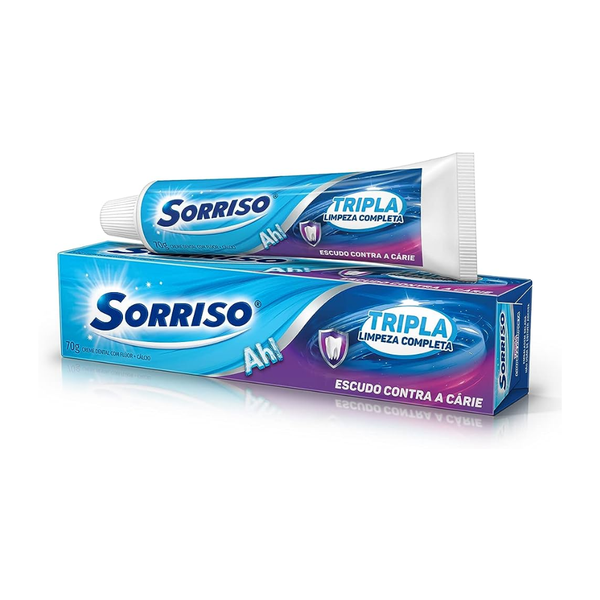 CREME DENTAL SORRISO TRIPLA LIMPEZA COMPLETA 70G