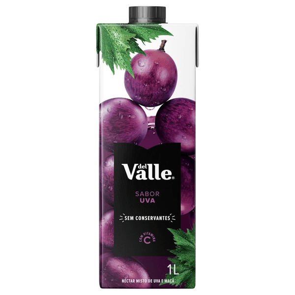SUCO DEL VALLE MAIS NECTAR UVA 1 LITRO