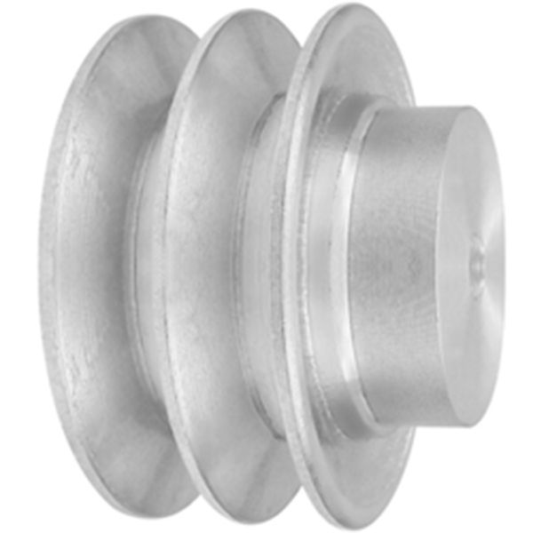 POLIA ALUMINIO 75MM 2 CANAIS A FURO 19MM LAVADORA HIDROMAR BH-6100