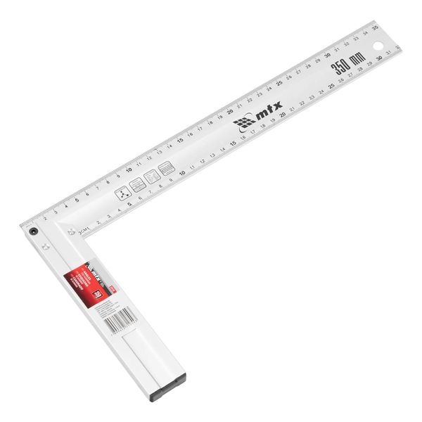 ESQUADRO PROFISSIONAL MTX 324739 ALUMINIO FUNDIDO 14" 350MM