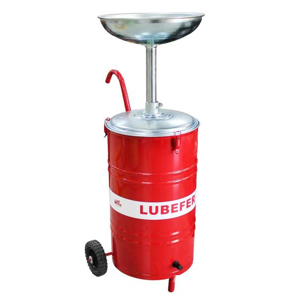 COLETOR P/ TROCA DE ÓLEO LUBEFER LUB-COL-TR2 ALT. REG. 50L C/ CARRINHO