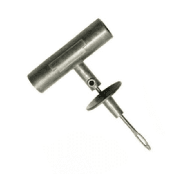 AGULHA 4MM COM CABO FERRAMENTA P/ REPARO CONSERTO DE PNEU DE CARRO