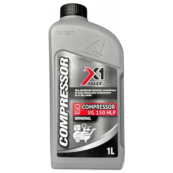 ÓLEO LUBRIFICANTE P/ COMPRESSORES DE AR A PISTÃO AW ISO VG 150 HLP 1 LITRO