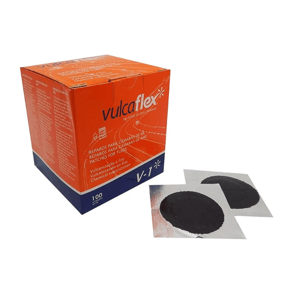 REMENDO A FRIO VULCAFLEX V-1 REDONDO 40MM CAIXA COM 100UN