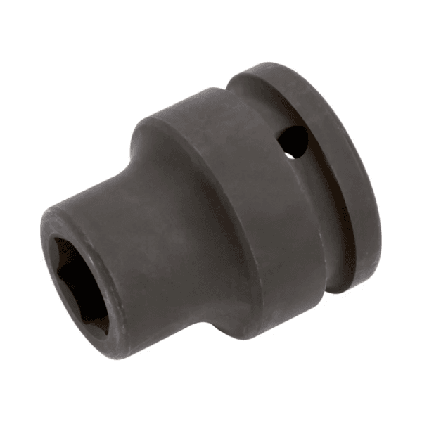 SOQUETE SEXTAVADO CURTO PARA CHAVE DE IMPACTO ENCAIXE 1" BOCA 21MM