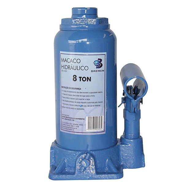 Macaco Hidraulico Tipo Garrafa 08 t 06400100401/2222