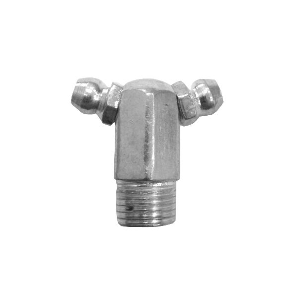 Graxeira 1/8 NPT 3/8 10mm Dupla Alimentação PACOTE COM 10