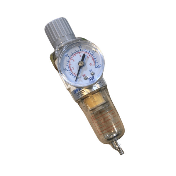 FILTRO DE AR COMPRIMIDO 1/4" COM REGULADOR E MANOMETRO