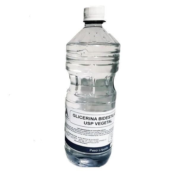 1 LITRO DE GLICERINA BIDESTILADA LIQUIDA U.S.P. VEGETAL