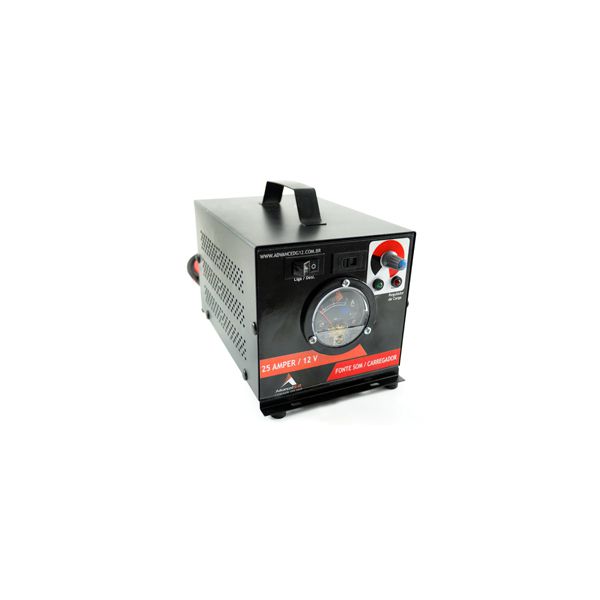 Carregador de Bateria Bivolt Carga Lenta 25A