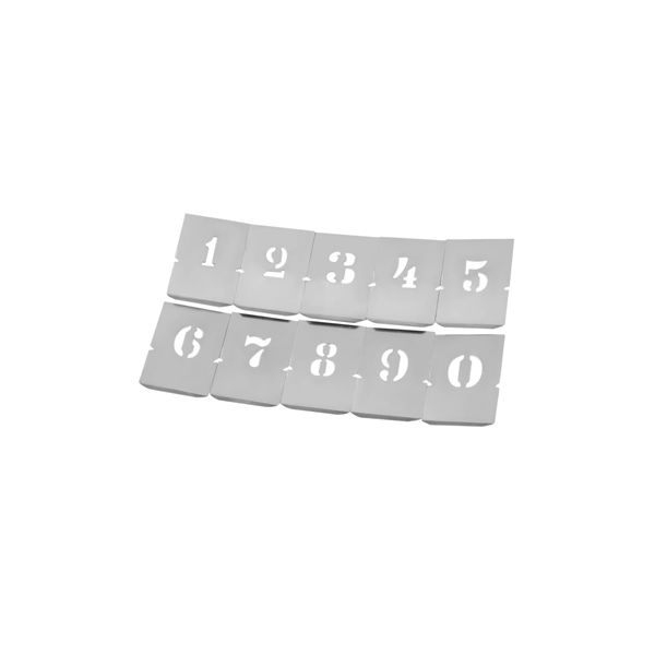 Chapa Para Pintar Números 35mm 