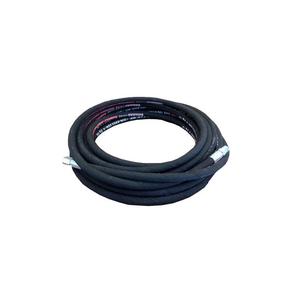 MANGUEIRA P/ GRAXA 1/4 X 10 METROS 2 TR. DE ACO TERM. MF 3/8 X 1/2 27F