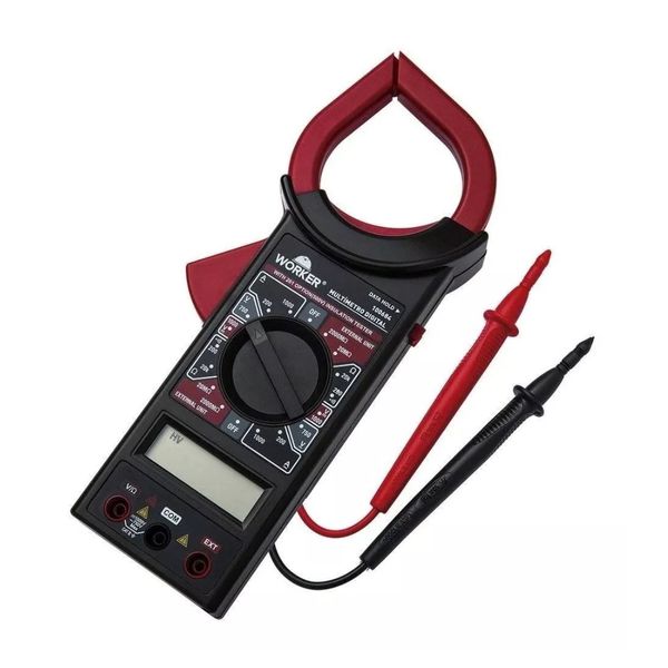 ALICATE AMPERIMETRO E MULTIMETRO DIGITAL