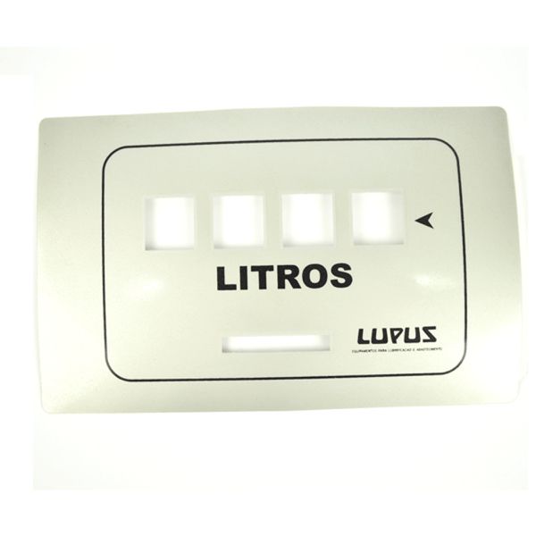 ADESIVO VISOR CONTADOR DE LITROS DA BOMBA DE ABASTECIMENTO INDUSTRIAL